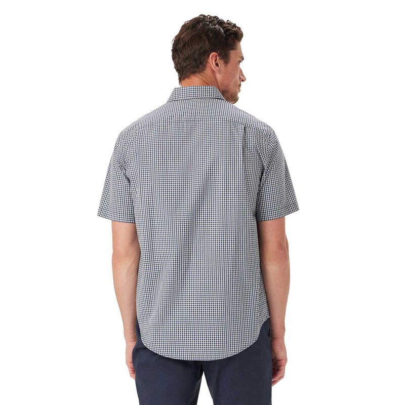 R.M. Williams Classic Poplin Check Ss Shirt image number 1